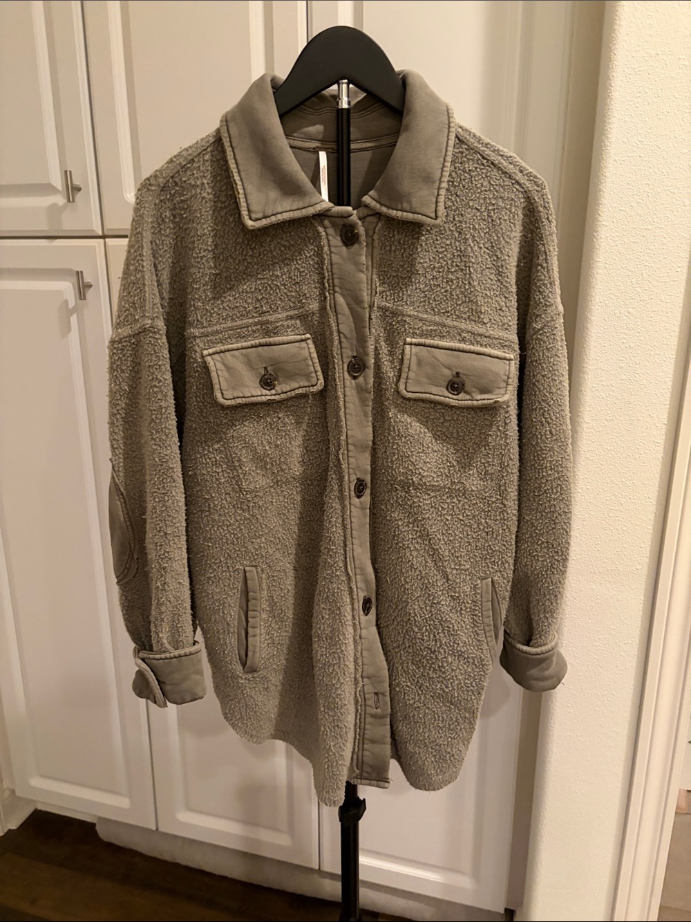 Free People Olive Green Shacket